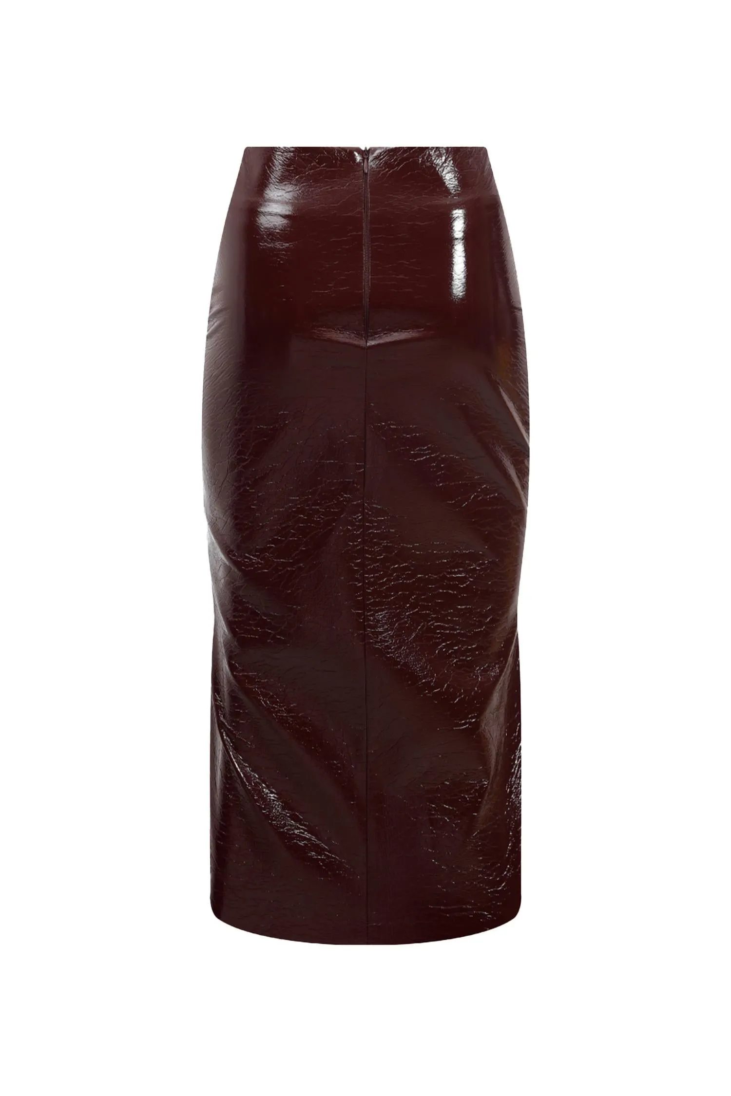 Women's Pencil Skirt In Burgundy