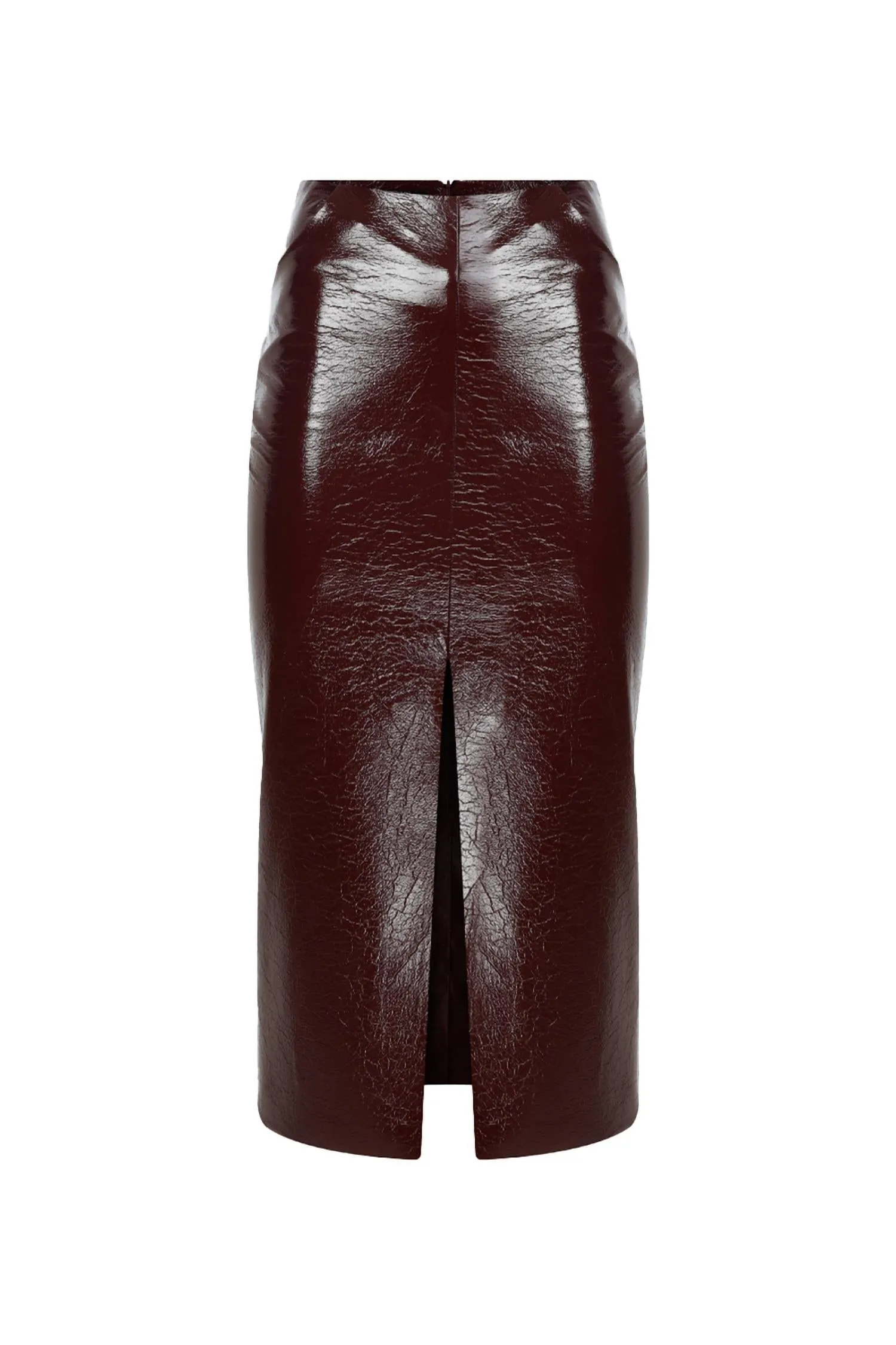 Women's Pencil Skirt In Burgundy