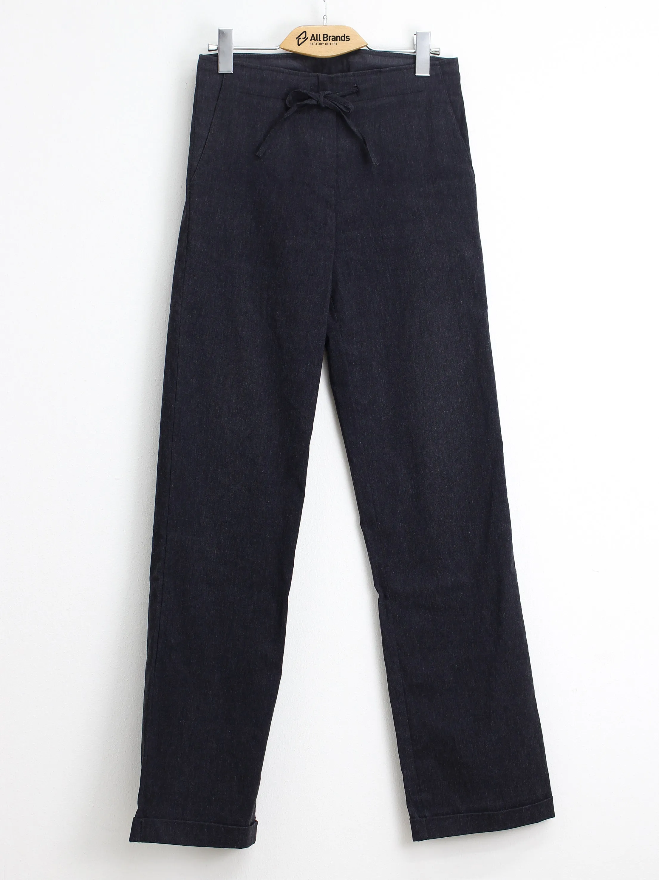 Women's Plain Classic Pants,Dark Grey