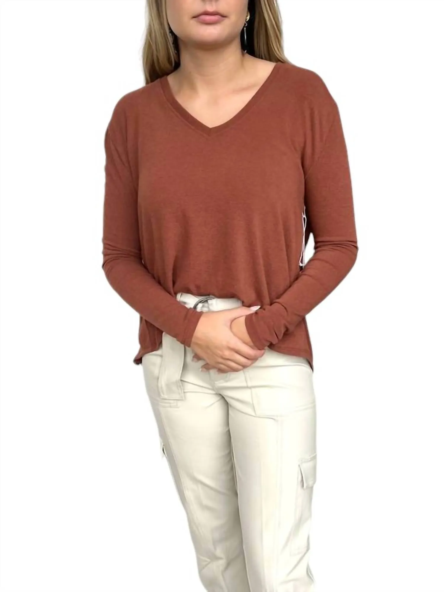 Women's Stacy Top In Rust