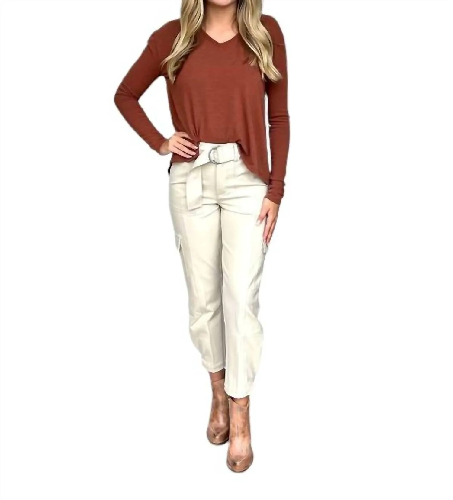 Women's Stacy Top In Rust