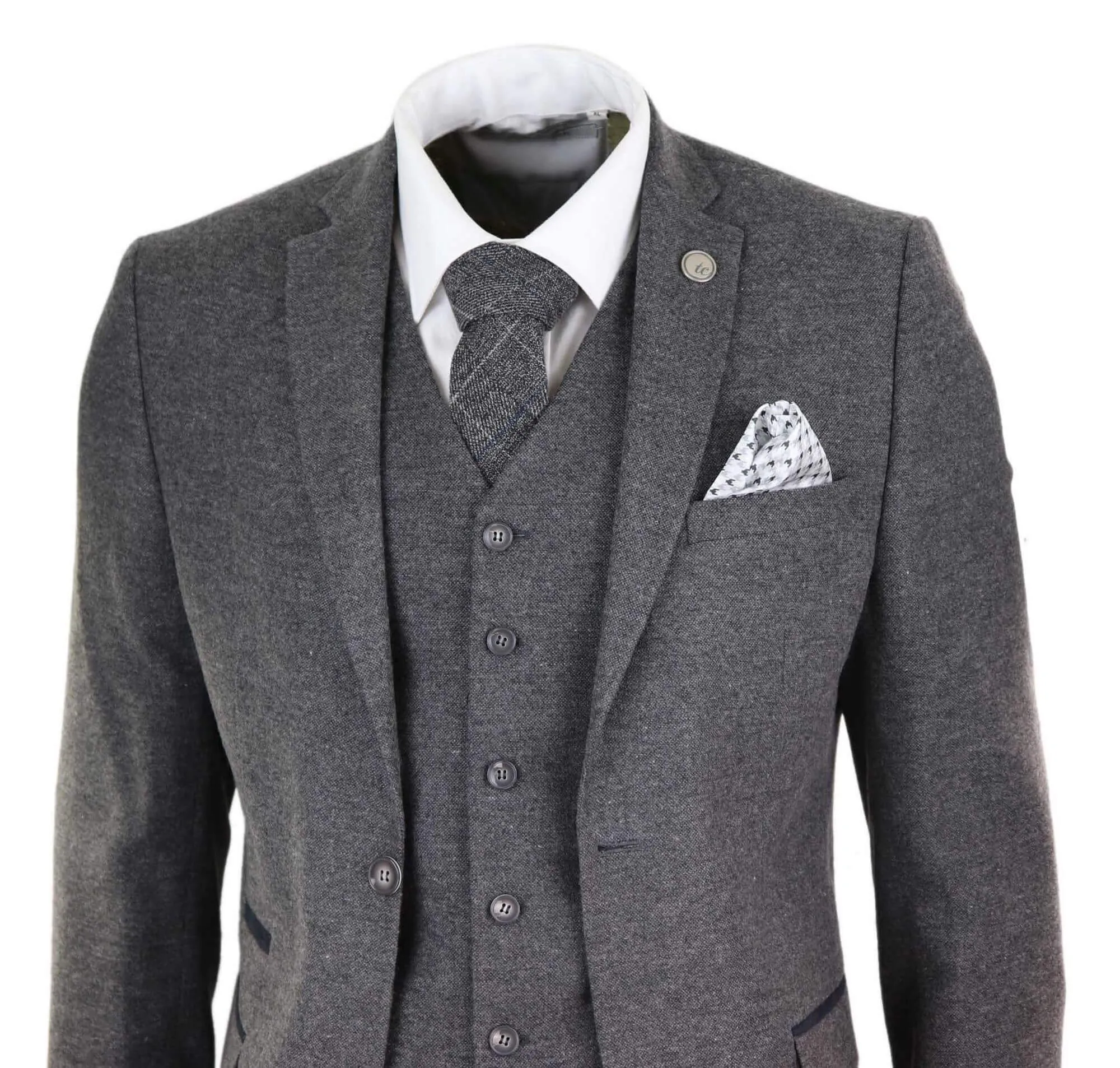 Wool Tweed Suit 3 Piece 1920s