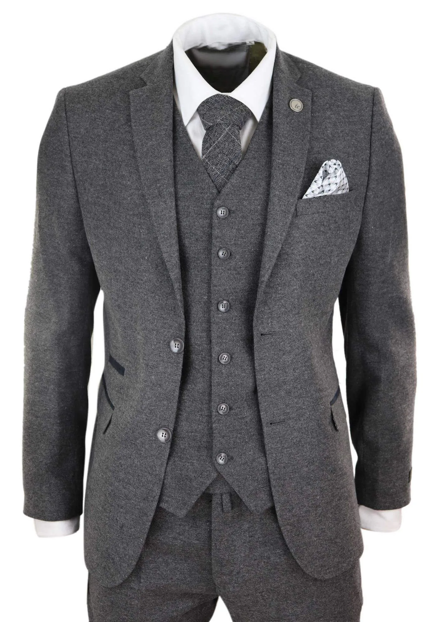 Wool Tweed Suit 3 Piece 1920s