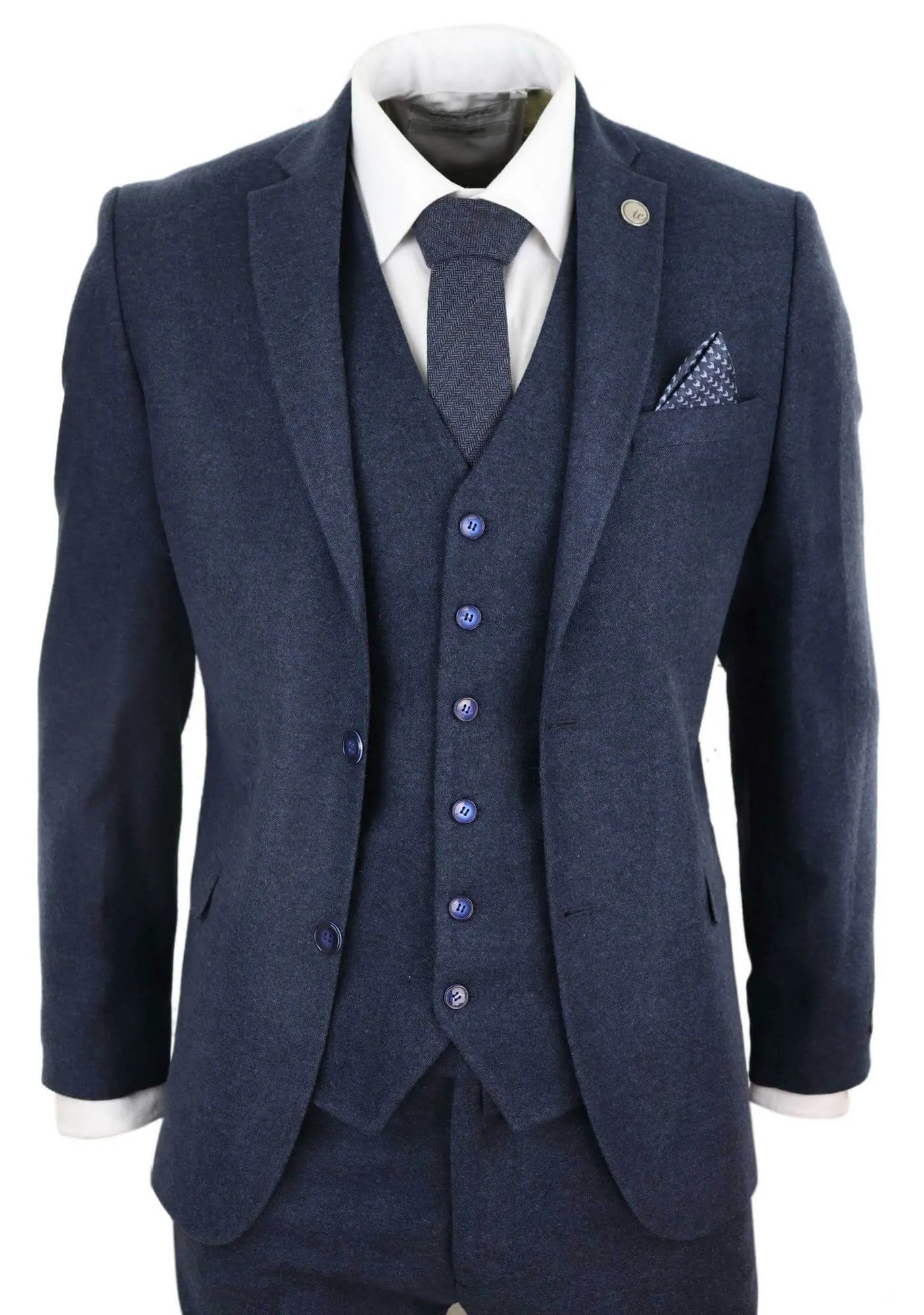Wool Tweed Suit 3 Piece 1920s